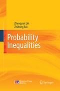 Cover: Probability Inequalities - Springer