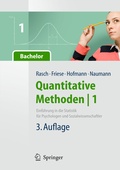 Cover: Quantitative Methoden 1.Einf&uuml;hrung in die Statistik f&uuml;r Psychologen und Sozialwissenschaftler - Springer