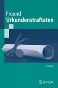 Cover: Urkundenstraftaten - Springer