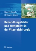 Cover: Behandlungsfehler und Haftpflicht in der Viszeralchirurgie - Springer