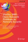 Cover: iNetSec 2009 - Open Research Problems in Network Security - Springer