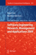 Cover: Software Engineering Research, Management and Applications 2009 - Springer