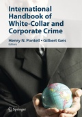 Cover: International Handbook of White-Collar and Corporate Crime - Springer