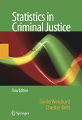 Cover: Statistics in Criminal Justice - Springer