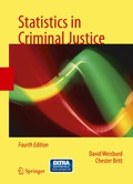 Cover: Statistics in Criminal Justice - Springer