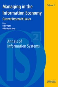 Enlarge image Cover: Managing in the Information Economy - Springer
