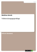 Cover: Vollstreckungsgegenklage - GRIN Verlag