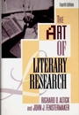 Cover: The Art of Literary Research - WW Norton & Co