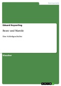 Cover: Beate und Mareile - Grin Verlag