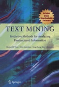 Cover: Text Mining - Springer