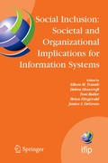 Cover: Social Inclusion: Societal and Organizational Implications for Information Systems - Springer