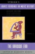 Cover: Strunk's Source Readings in Music History - WW Norton & Co