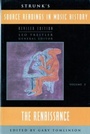 Cover: Strunk's Source Readings in Music History - WW Norton & Co
