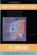 Cover: Strunk's Source Readings in Music History - WW Norton & Co