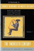 Cover: Strunk's Source Readings in Music History - WW Norton & Co
