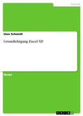 Bild: Grundlehrgang Excel XP - GRIN Verlag
