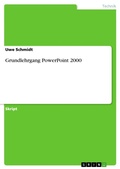 Cover: Grundlehrgang PowerPoint 2000 - GRIN Verlag
