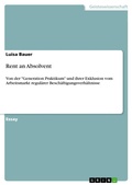 Cover: Rent an Absolvent - GRIN Verlag