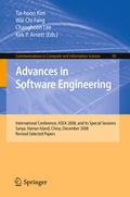 Cover: Advances in Software Engineering - Springer