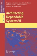 Cover: Architecting Dependable Systems VI - Springer