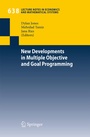 Cover: New Developments in Multiple Objective and Goal Programming - Springer