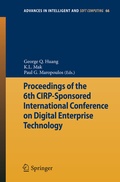 Cover: Proceedings of the 6th CIRP-Sponsored International Conference on Digital Enterprise Technology - Springer