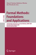 Cover: Formal Methods: Foundations and Applications - Springer