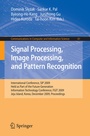 Cover: Signal Processing, Image Processing and Pattern Recognition, - Springer