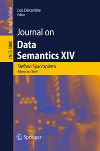 Enlarge image Cover: Journal on Data Semantics XIV - Springer