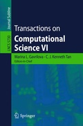 Cover: Transactions on Computational Science VI - Springer