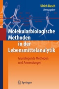 Cover: Molekularbiologische Methoden in der Lebensmittelanalytik - Springer