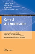 Cover: Control and Automation - Springer