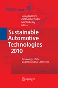 Cover: Sustainable Automotive Technologies 2010 - Springer