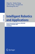 Cover: Intelligent Robotics and Applications - Springer
