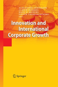 Abbildung von: Innovation and International Corporate Growth - Springer