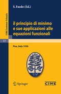 Cover: Il principio di minimo e sue applicazioni alle equazioni funzionali - Springer