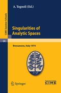 Cover: Singularities of Analytic Spaces - Springer