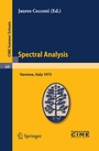 Cover: Spectral Analysis - Springer