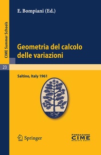 Abbildung von: Geometria del calcolo delle variazioni - Springer