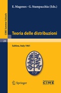 Cover: Teoria delle distribuzioni - Springer