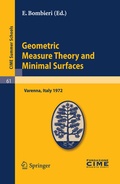 Cover: Geometric Measure Theory and Minimal Surfaces - Springer