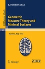 Cover: Geometric Measure Theory and Minimal Surfaces - Springer