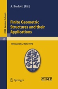 Cover: Finite Geometric Structures and their Applications - Springer