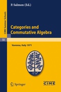 Cover: Categories and Commutative Algebra - Springer