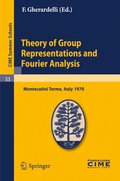 Cover: Theory of Group Representations and Fourier Analysis - Springer