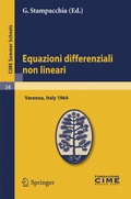 Cover: Equazioni differenziali non lineari - Springer