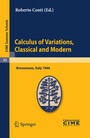 Cover: Calculus of Variations, Classical and Modern - Springer