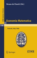 Cover: Economia Matematica - Springer