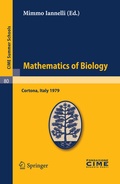 Cover: Mathematics of Biology - Springer