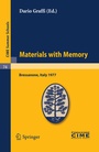 Cover: Materials with Memory - Springer